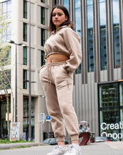 Load image into Gallery viewer, Cropped Lounge Sweatsuit