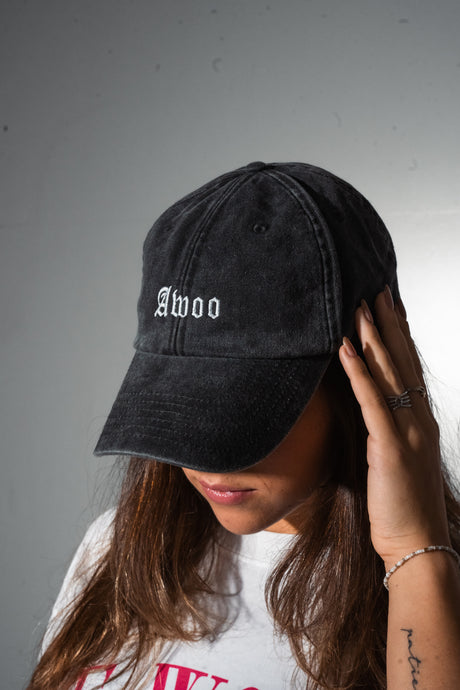 Awoo cap | vintage black