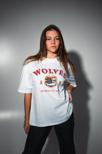 Wolves University Oversized t-Shirt | White