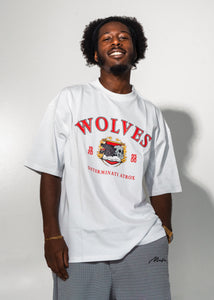 Wolves University Oversized t-Shirt | White