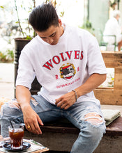 Load image into Gallery viewer, Wolves University Oversized T-Shirt | White